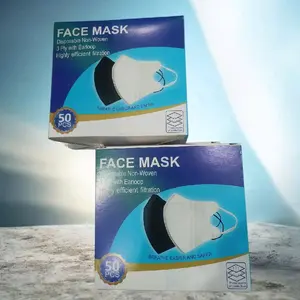 DUCKBILL YNB FACEMASK MASK GARIS MIRIP SENSI ISI 50 PER BOX | MASKER DUCKBILL Y&B