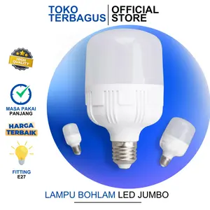 COD Lampu Bohlam LED Bulb Jumbo 5w 10w 15w 20w 30w 40W Awet Super Terang