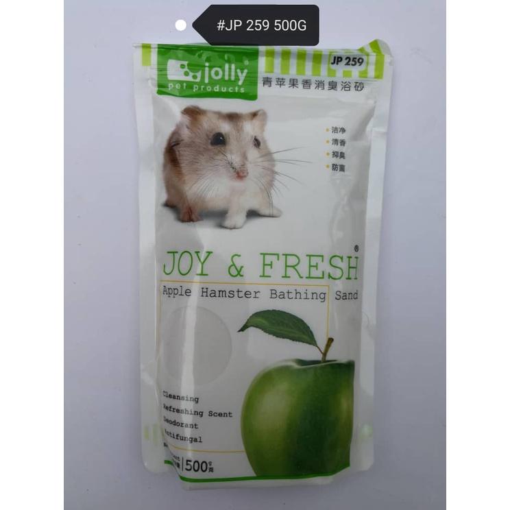 (1xPack) Jolly Hamster Natural Bathing Sand 500gram [Random Scent] Pasir Mandi