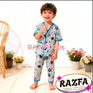 RAZFA Kids Piyama Anak Laki-laki Motif Astronot RAZFA Stylish & Elegan Simple & Beautiful