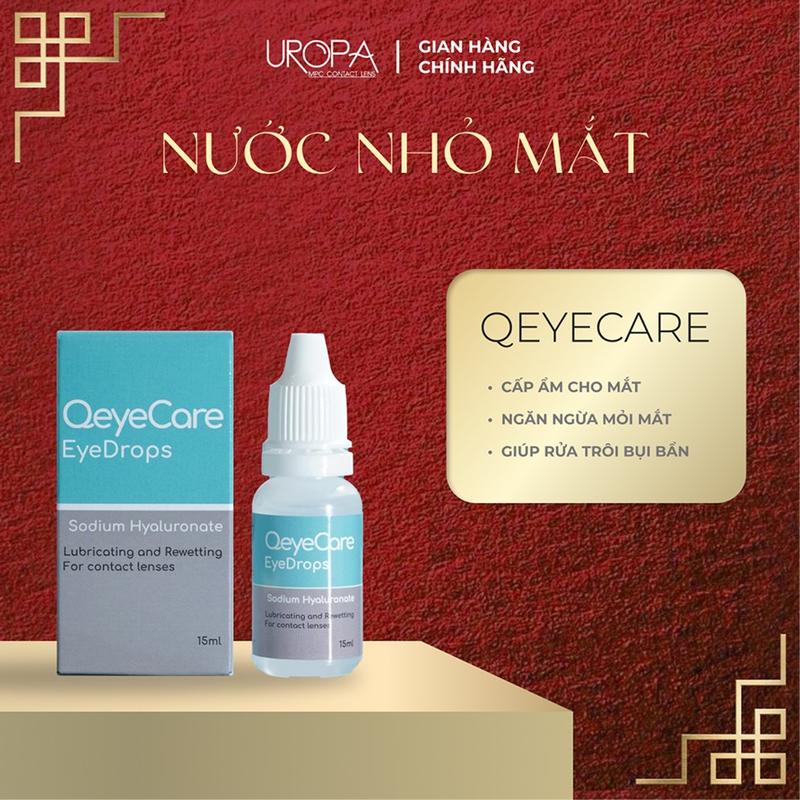  Nước nhỏ dưỡng ẩm mắt UROPA QeyeCare cấp ẩm lens cho người đeo kính áp tròng 