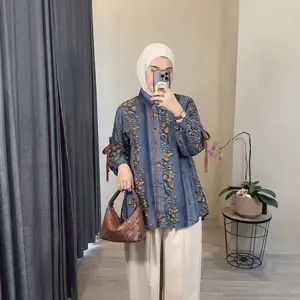 " SENNJA"  Blouse Rayon Lengan Pita || Rayon Premium