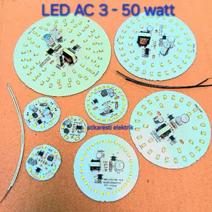Modul PCB LED  putih mesin lampu 220V daya 3 sampai 50 watt