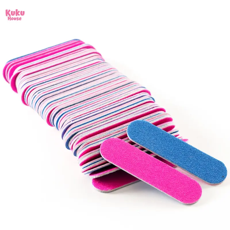 double sided mini nail file Kikir kuku penghalus kuku Perawatan Kuku 0