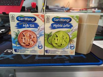 Product Review of [FREE GELAS] Sariwangi Matcha Latte 110G Twinpack from S**🍜 1