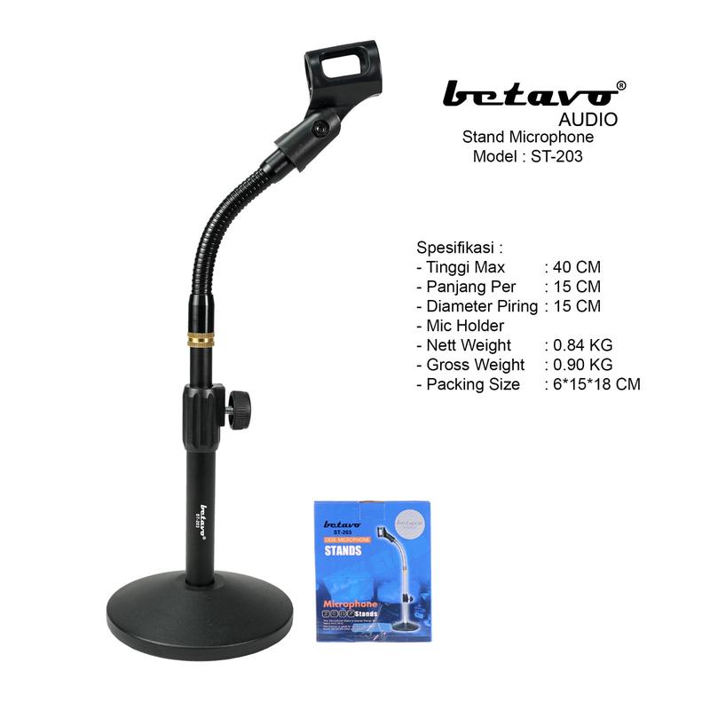 Product Introduction of Betavo Audio Stand Mic ST 203 Accessories 15