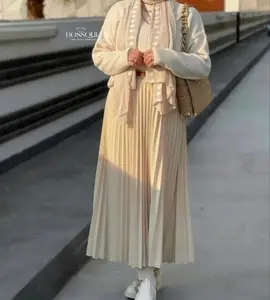 Rok Plisket Jumbo Wanita XXL - Rok Panjang Rempel Murah | Maxi Pleated Allsize Hijab Friendly