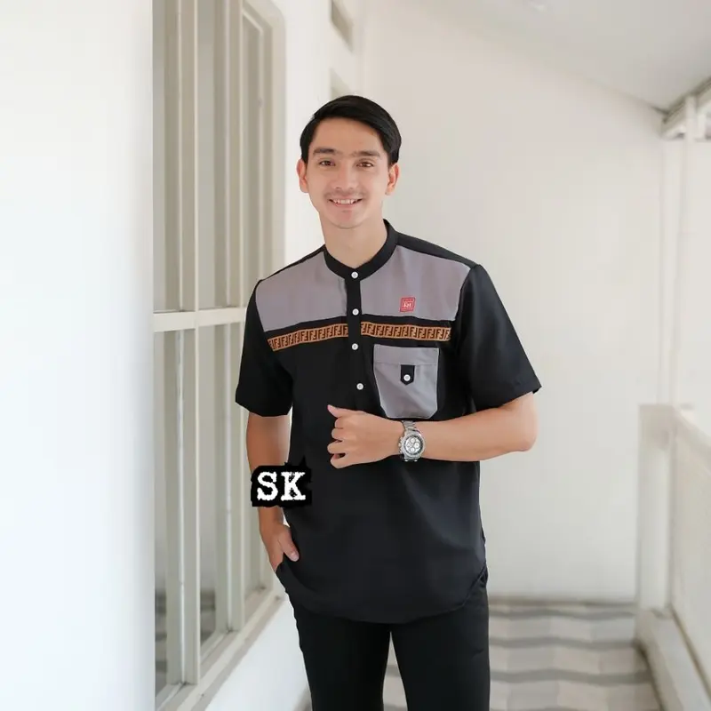 KURTA FF MODEL TERBARU 2022 LENGAN PENDEK EDISI LEBARAN DEWASA DAN ANAK SIZE M L XL XXL 6