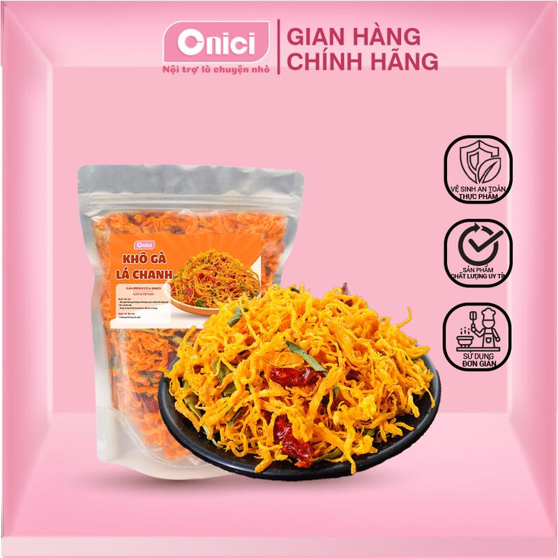 Khô gà lá chanh siêu ngon Bếp Của Mẹ ONICI loại 100G