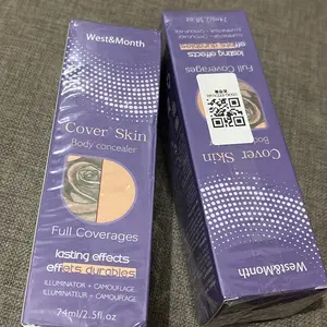 Body Coverage Perfector 74ml Penutup Tato Warna Kulit Concealer Tato Tattoo Cover Cream Penutup Tato Bekas Luka Concealer Tato Alas Bedak Tahan Air Profesional Noda Penutup Penuh Bekas Luka Tanda Lahir Titik Bintik Penutup Riasan Tahan Lama