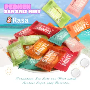 Permen Sea Salt Mint 8 Pilihan Rasa Segar Alami Seimbang Rasanya Lemon Green Tea Watermelon Grapefruit Mango Peach Fashion Fruit Pineapple Mix Rasa