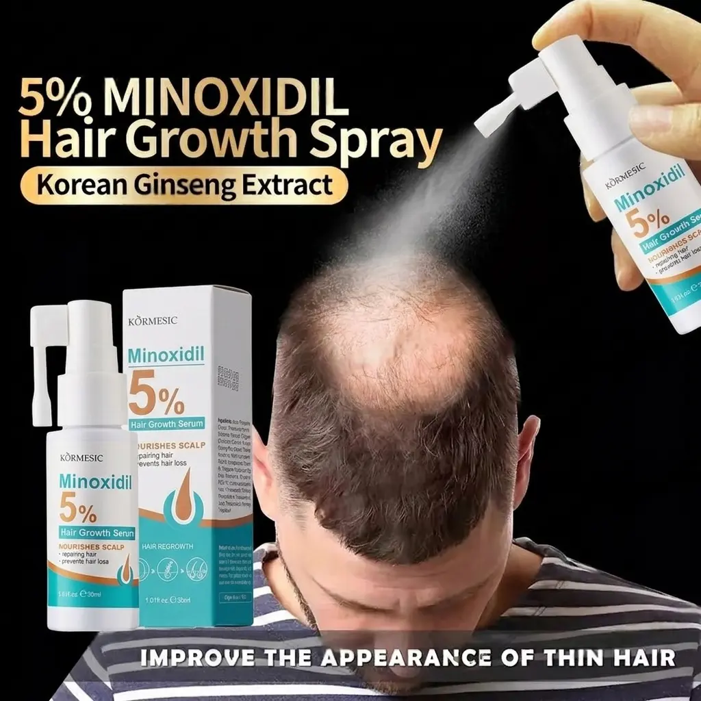 Minoxidil Penumbuh Rambut serum Obat Penumbuh Rambut Botak Tipis Dan Rontok Super Cepat Original Ampuh Isi Anti Botak Rambut Lebat Beard Oil Serum