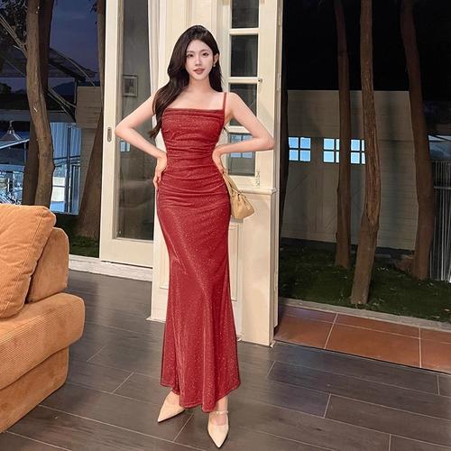 midi dress 2025 mewah elegan model terbaru Palm Tree Eyelet Blush Pink Sleeveless Midi Dress main image 1