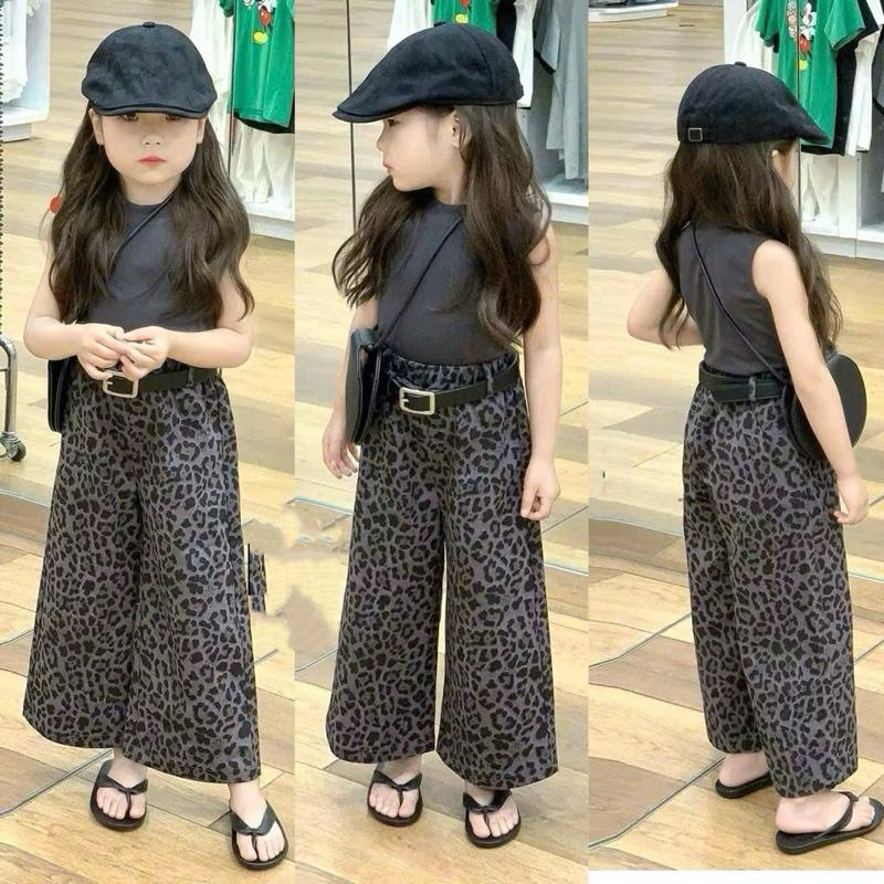 SET ÁO BA LỖ + QUẦN XUÔNG KÈM THẮT LƯNG CÁ TÍNH CHO BÉ GÁI DIỆN ĐI CHƠI 10-33kg