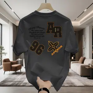 Kaos Pria Lengan Pendek Ukuran Besar Motif Huruf Dan Angka Personal Gaya Jalanan Amerika Ukuran Besar Unisex