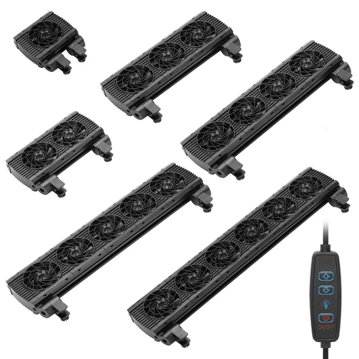 Quạt Làm Mát Seven Master, Quạt Treo Tường Có Bộ Điều Chỉnh, Cho Bể Cá, Bể Tôm