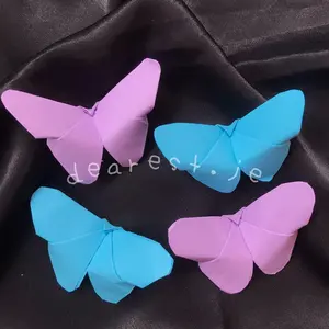 Origami kertas kupu kupu 5 pcs