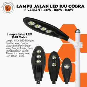 BTS - Lampu PJU Cobra LED Waterproof 3 Variant 50W 100W 150W Kualitas Terang Dan Tahan Panas