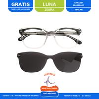 Gambar zonakacamata - Frame Kacamata Fashion Pria/Wanita - Clip On Luna Zebra - Frame Only dari zonakacamata_NEW Kota Surabaya 1 Tokopedia