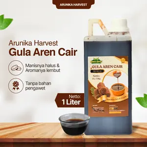 Gula Aren Cair 1 Liter Arunika Harvest Pemanis Alami Halal Asli Tanpa Pengawet