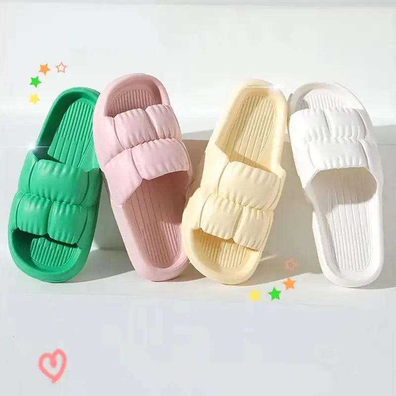 รองเท้าแตะคู่ รองเท้าแตะในร่ม unisex กันลื่น นุ่ม มีไซส์ 36-45