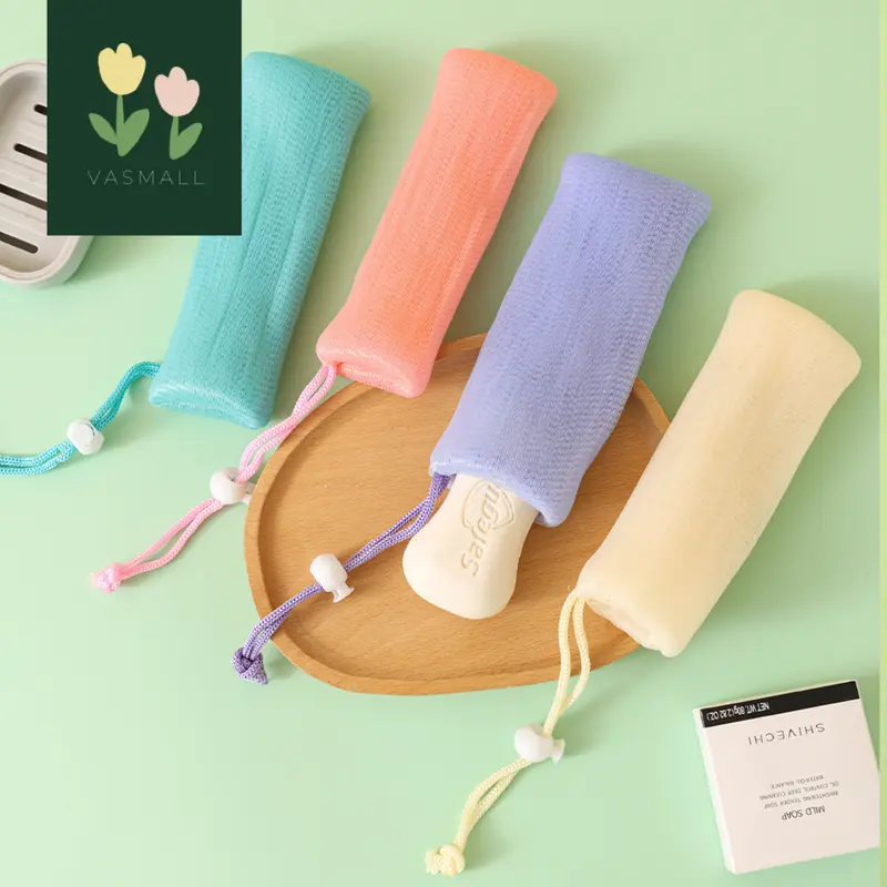 VASMALL - JARING BUSA SABUN BATANG MANDI TEBAL | JARING SPONS SABUN BATANG DOUBLE LAYER 1