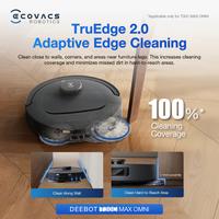 Gambar [NEW ARRIVAL] Ecovacs DEEBOT T30C MAX OMNI BLACK Robot Vacuum | Off peak charging | ZeroTangle 3.0 | ARClean Anti-tangle | Triple-V Anti-tangle | OZMO Turbo 2.0 dari Ecovacs Indonesia Kota Tangerang 4 Tokopedia