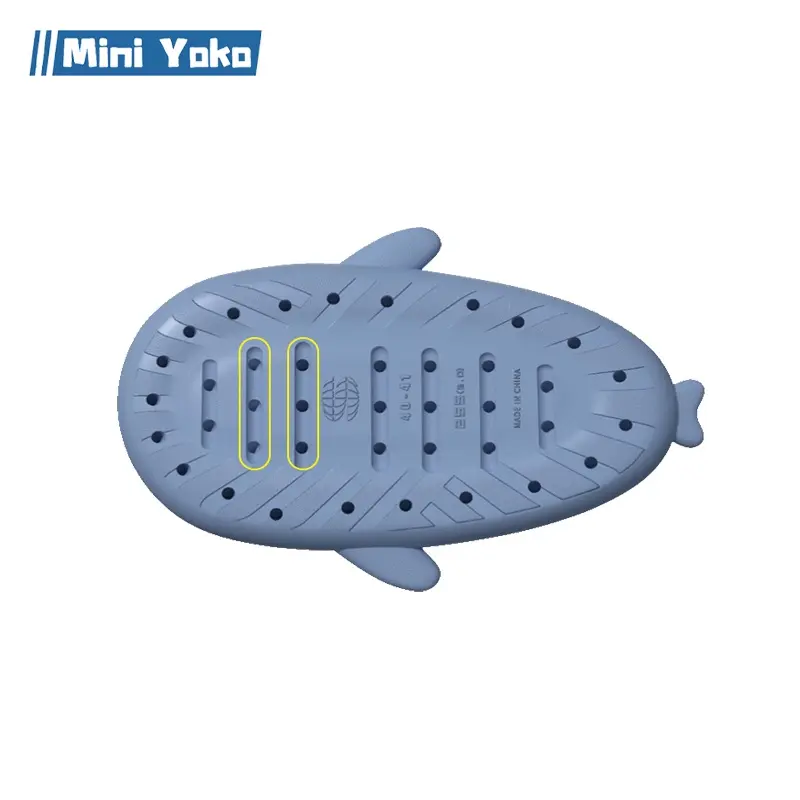 MINI YOKO Sandal hiu dewasa terbaru Sepatu sandal jelly wanita import Sendal Slop Flat Rumah Empuk Elastis Sendal Anti Slip murah Karet Outdoors Summer Black Pink 2