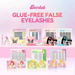 DOROLAB【BULU MATA TIDAK PERLU LEM】Set ekstensi bulu mata【Seri Bunga—Tulip & Hyacinth & Iris】【Seri Kupu-kupu--Boneka&Kucing】【Seri Negeri Ajaib--Manusia Timah&Singa Pemberani&Orang-orangan Sawah】[Seri Batu Permata—Mawar & Safir & Amber]