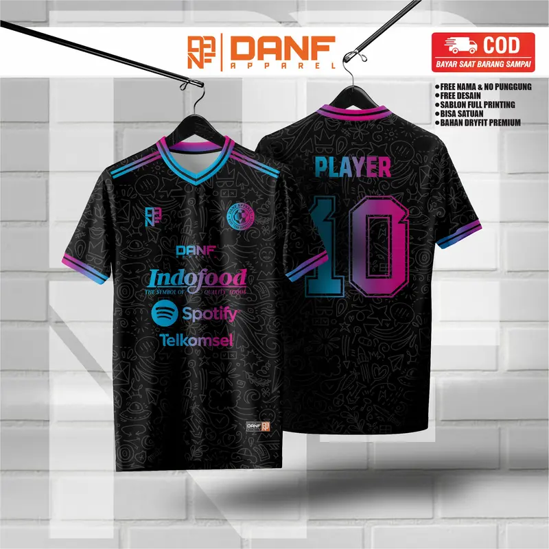 JERSEY CUSTOM TERBARU FUTSAL BADMINTON BOLA VOLI FULL PRINTING Baju Sport 1