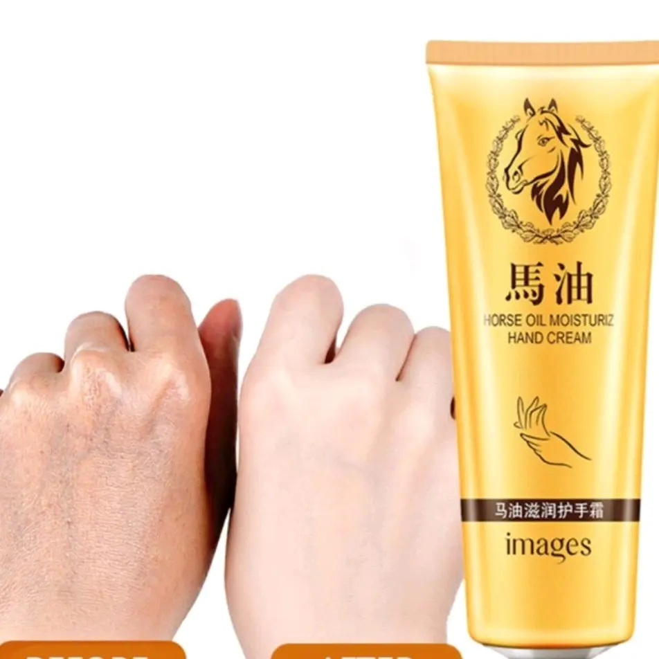 2 pcsIMAGES Hand Cream Minyak Kuda Horse Oil / Krim Tangan Pemutih Anti Kering/ Kasar/ Keriput Memutihkan Berminyak Perawatan