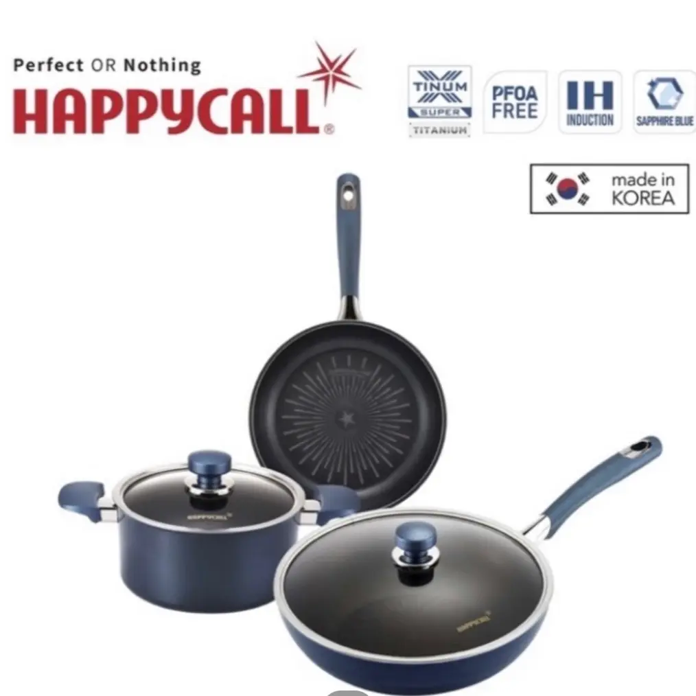 Happycall IH Titanium 5 pc cookware