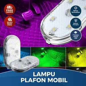 Alliance Lampu Plafon Mobil LED Sentuh Interior Dashboard Tanpa Kabel - Car, Mini Ringkas