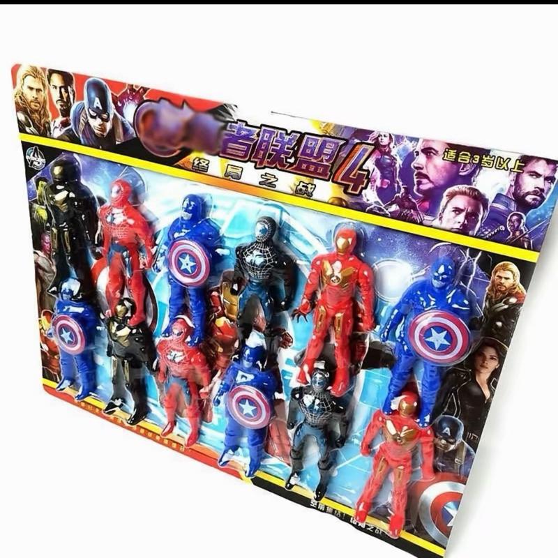 Vỉ đồ chơi 12 siêu anh hùng Avengers 915-201
