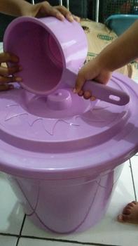 Product Review of Ember Plastik 6 Galon/15 Liter Ungu Merk Siplbrolo + Tutup Free Gayung Mandi Ungu/Ember Mandi Tebal Warna from a**a t**a 0