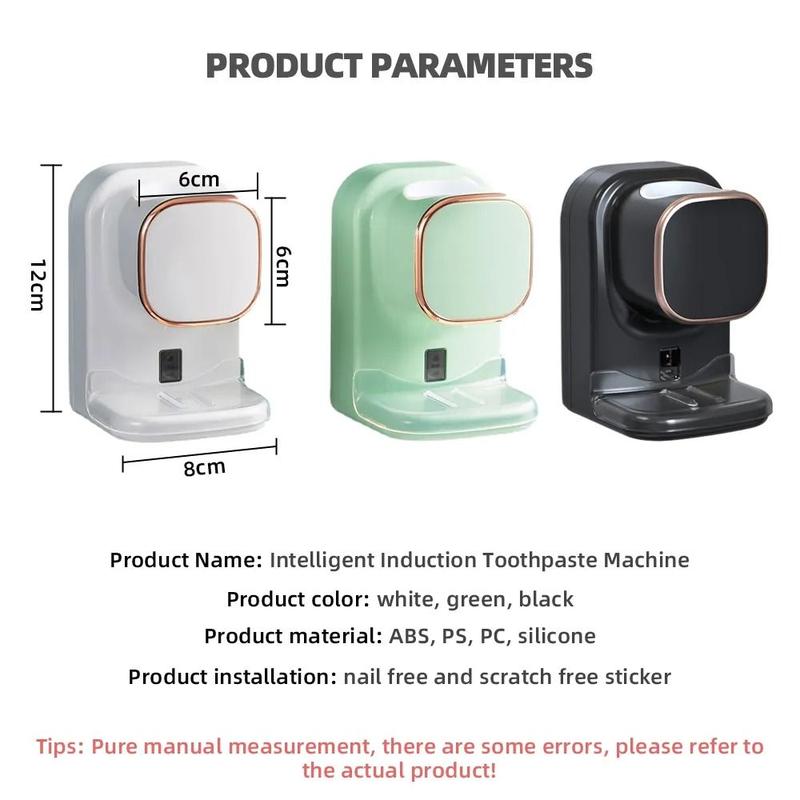 Product Introduction of Dụng Cụ Lấy Dụng Cụ lấy Kem Đánh Răng Thông Minh, Mới, 3 Chế Độ, Điện, Treo Tường, Cảm Biến Tự Động, Dụng Cụ Lấy Kem Đánh Răng, Có Thể Tháo Rời, Có Thể Sạc Lại USB, Phụ Kiện Phòng Tắm 14
