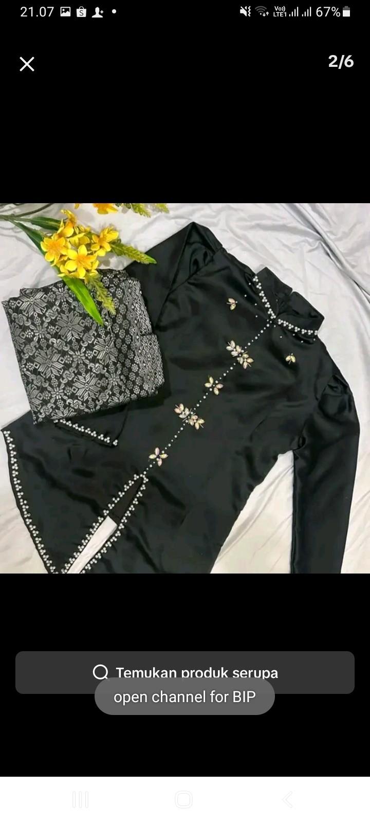 Product Introduction of khalista one set kurung melayu baju pesta baju bradesmaid baju lamaran baju kondangan Muslim Wanita Gamis Setelan Celana Katun Panjang Dewasa Dress 7