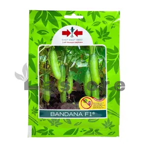 Benih Timun Mentimun BANDANA F1 Isi 175 Butir Cap Panah Merah Hijau