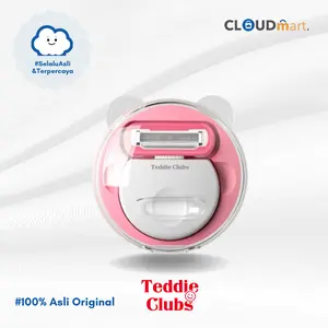 Teddie Clubs Pink Paw Alat Cukur Wanita untuk Ketiak, Miss V, Kaki, Lengan 5 Mata Pisau - Pink Paw - Cukuran Wanita - Razor