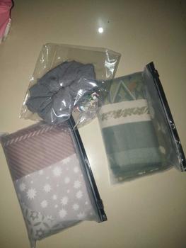 Product Review of (POUCH) PROMO ISI 2 HIJAB SEGIEMPAT MOTIF AZARA VOAL PREMIUM STANDAR PREMIUM LASERCUT LOGO PRINT/ LOGO METAL from n**3 1