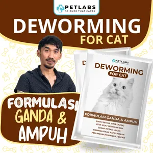 PETLABS Deworming Obat Cacing Kucing Kapsul Atasi Semua Jenis Cacing