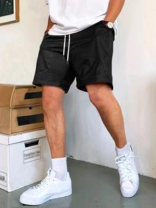 メンズ夏用ジムショーツ、カジュアルビーチパンツ、快適なスポーツウェア、アウトドア向け、おしゃれなメンズ下着