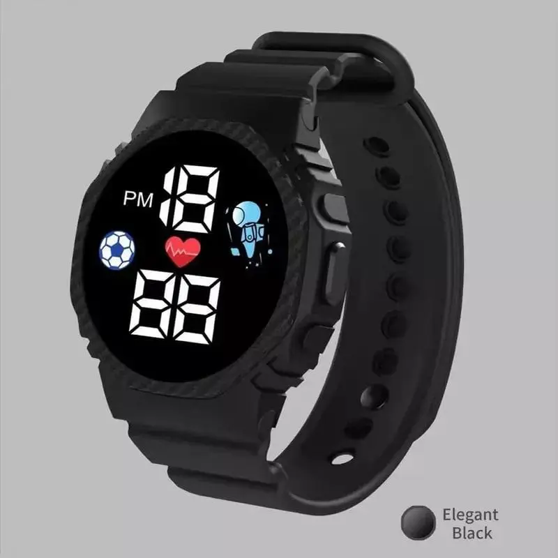 Jam Tangan Pria Wanita Fashion Terbaru Anti Air Waterresistant Digital LED Sporty RG32 1