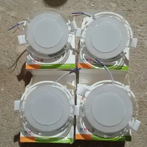 Golden LED LAMPU DOWNLIGHT LED 3 WARNA 6WATT/ KUNING BIRU UNGU / PUTIH KUNING WARMWHITE /PANEL LED/LAMPU PLAFON BL005 Akrilik Blue