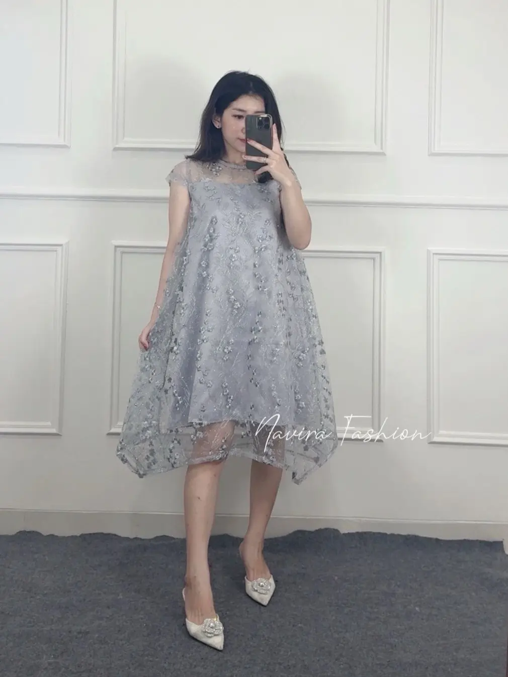 Navira Fashion - Zia Dress - Mini Dress - Dress Pesta Terbaru