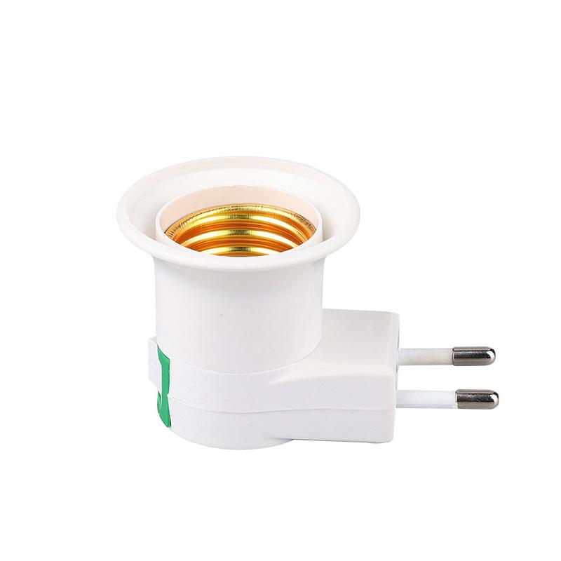 Product Introduction of EU US AU plug E27 LED Lamp Base power Holder Converter for led light Bulb Adapter socket AC Power 110V 220V EU Plug Switch  SG2H 43