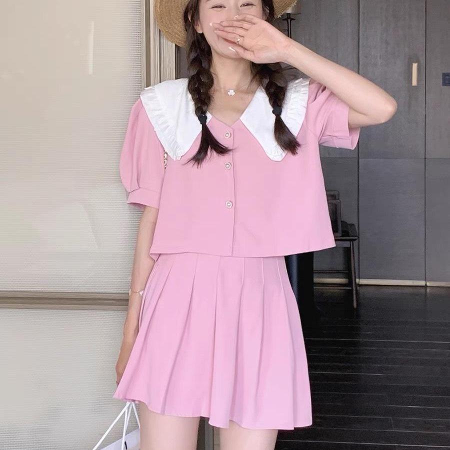 Set Váy Hồng