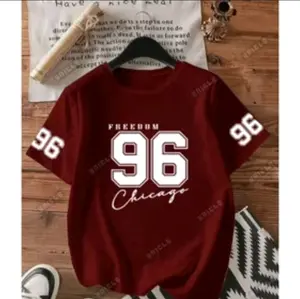 kaos dewasa dan anak/bisa couple/pasangan/keluarga KAOS BASEBALL PRIA/WANITA LENGAN PENDEK/PRINTED FREEDOM 96