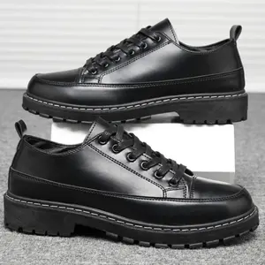 Sepatu Pria Docmart Sepatu Formal Kasual Hitam Karet Shoes Pantofel Kerja
