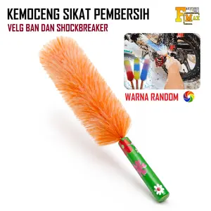 Sikat Cuci Motor & Mobil Wheel Brush Velg Kemoceng Sikat Sela Sela Velg Motor Mobil
